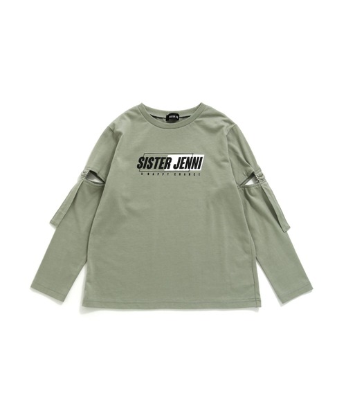 セール】袖あきリングストラップロンT（Tシャツ/カットソー