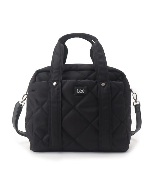 Lee（リー）の「◆【Lee別注】キルティングトート（トートバッグ・レディース・ブラック/サンドベージュ/ピンク系・00）」の2枚目の写真
