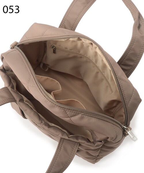 Lee（リー）の「◆【Lee別注】キルティングトート（トートバッグ・レディース・ブラック/サンドベージュ/ピンク系・00）」の11枚目の写真