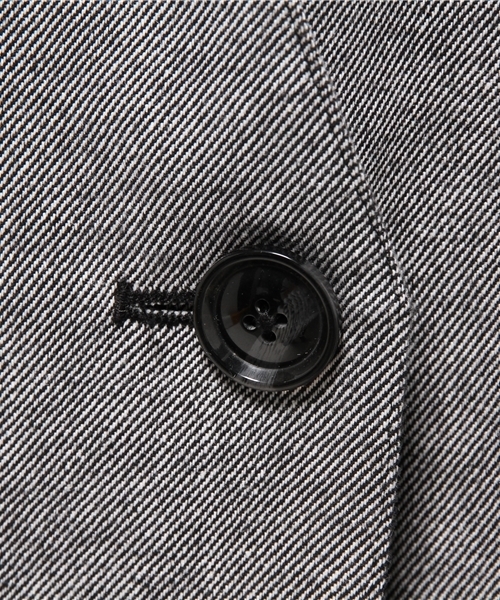 CIAOPANIC（チャオパニック）の「【Ciaopanic】　リネンノーカラーロングコート（その他アウター・レディース・ブラック/グレー・FREE）」の13枚目の写真