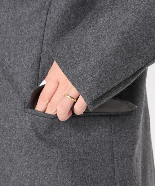 ドゥーズィエムクラス Linen Collarless ブレザー ブラック
