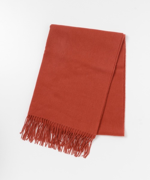 RODE SKO（ロデスコ）の「シルケットウールストール（ストール/ショール・レディース・ブラウン/オレンジ/オートミール・ONE）」の14枚目の写真