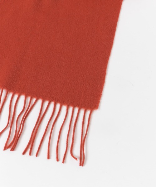 RODE SKO（ロデスコ）の「シルケットウールストール（ストール/ショール・レディース・ブラウン/オレンジ/オートミール・ONE）」の15枚目の写真