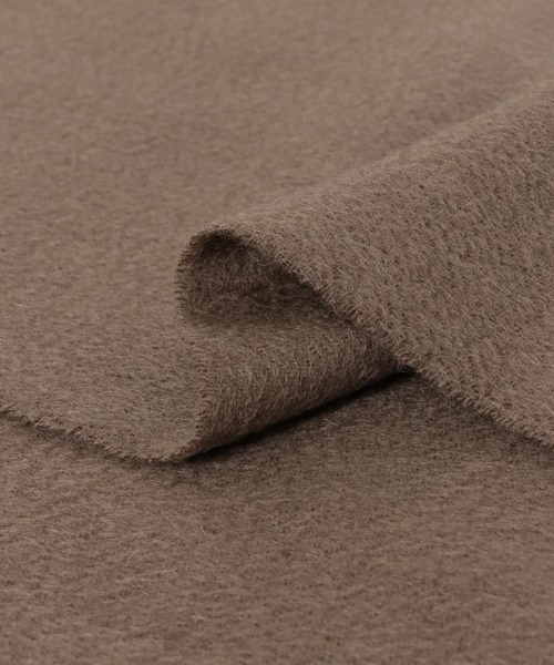 RODE SKO（ロデスコ）の「シルケットウールストール（ストール/ショール・レディース・ブラウン/オレンジ/オートミール・ONE）」の18枚目の写真