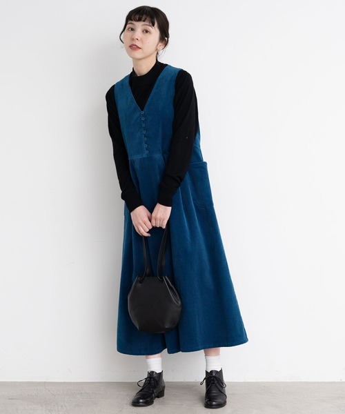 アトリエドゥサボン 未使用ジャンパースカート l'atelier du savon（アトリエドサボン）の「T/W トロ