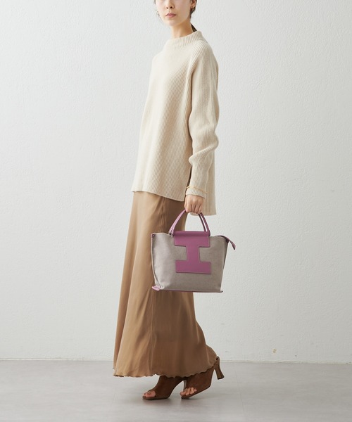 IACUCCI（イアクッチ）の「ソルベット S CANVAS/CERVO（トートバッグ・レディース・ピンク・FREE）」の6枚目の写真