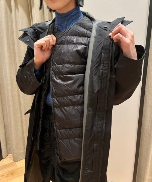 Ray BEAMS（レイビームス）の「THE NORTH FACE / パフ マグネトリクライメイト コート（その他アウター・レディース・ブラック/カーキ・MEDIUM）」の12枚目の写真