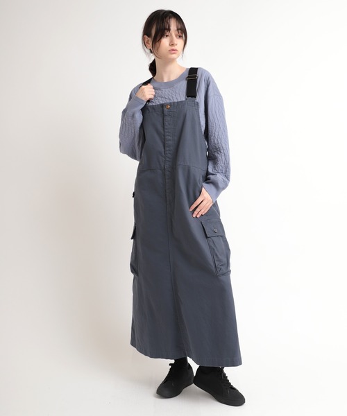 セール D1606 ワーカーサージサスペンダーワンピース ワンピース Rna N アールエヌエーエヌ のファッション通販 Zozotown