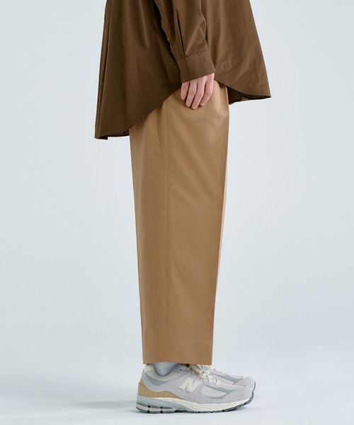 417 EDIFICE（フォーワンセブンエディフィス）の「【allery / アレリ―】 Cotton Slacks ワイド（スラックス・メンズ・ブラック/カーキ/キャメル・MEDIUM/SMALL/LARGE）」の9枚目の写真