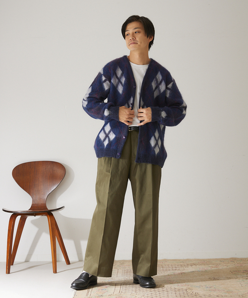 417 EDIFICE（フォーワンセブンエディフィス）の「【allery / アレリ―】 Cotton Slacks ワイド（スラックス・メンズ・ブラック/カーキ/キャメル・MEDIUM/SMALL/LARGE）」の11枚目の写真