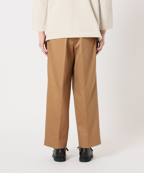 417 EDIFICE（フォーワンセブンエディフィス）の「【allery / アレリ―】 Cotton Slacks ワイド（スラックス・メンズ・ブラック/カーキ/キャメル・MEDIUM/SMALL/LARGE）」の17枚目の写真