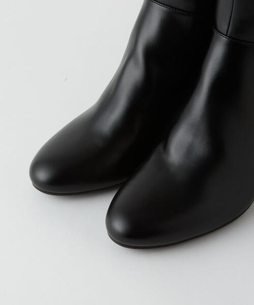 green label relaxing(グリーンレーベルリラクシング)の「ラウンド ロングブーツ(5.5cmヒール) -撥水-(ブーツ・レディース・ブラック/モカ・S/M/L/XL/XS)」の10枚目の写真