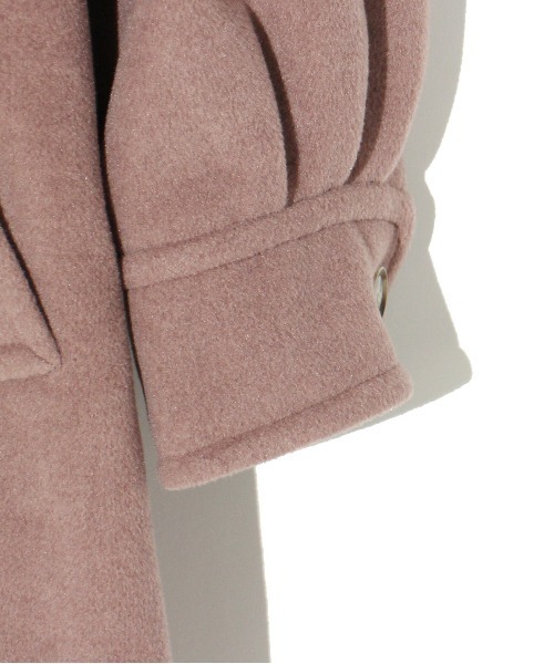 NOMAE（ノーマエ）の「2WAYカラーロングコート（ステンカラーコート・レディース・ダークブラウン/アイボリー/ライトピンク/ブラック・FREE）」の6枚目の写真
