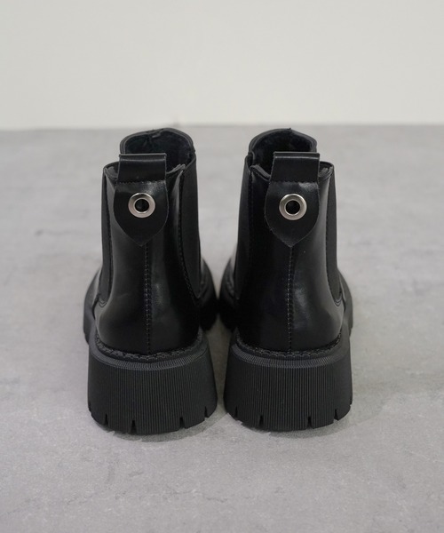 IAMUSE(アイアミューズ)の「サイドゴアブーツ S0784【IAMUSE】(ブーツ・レディース・ブラック・23.5cm/24cm/23cm/24.5cm)」の5枚目の写真