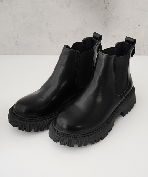 IAMUSE(アイアミューズ)の「サイドゴアブーツ S0784【IAMUSE】(ブーツ・レディース・ブラック・23.5cm/24cm/23cm/24.5cm)」の6枚目の写真