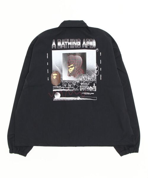 A BATHING APE（アベイシングエイプ）の「GRAPHIC RELAXED FIT COACH JACKET M（ナイロンジャケット・メンズ・パープル/ブラック・XX-LARGE/MEDIUM/X-LARGE/LARGE）」の3枚目の写真