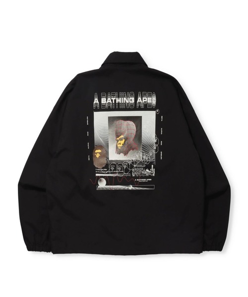 A BATHING APE（アベイシングエイプ）の「GRAPHIC RELAXED FIT COACH JACKET M（ナイロンジャケット・メンズ・パープル/ブラック・XX-LARGE/MEDIUM/X-LARGE/LARGE）」の6枚目の写真