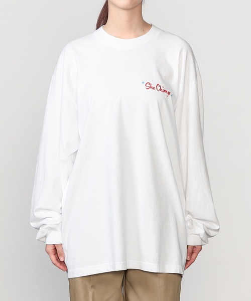 Bshop(ビショップ)の「Klevay Paper Signs | コットン プリントTシャツ SPILLED UNISEX(Tシャツ/カットソー・レディース・ホワイト・MEDIUM/LARGE)」の5枚目の写真