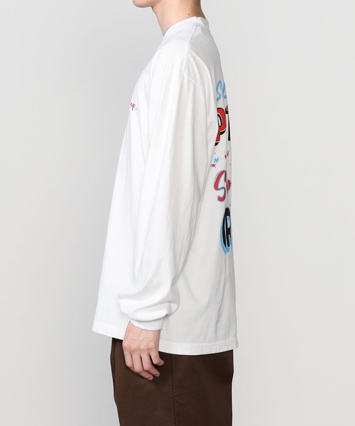 Bshop(ビショップ)の「Klevay Paper Signs | コットン プリントTシャツ SPILLED UNISEX(Tシャツ/カットソー・レディース・ホワイト・MEDIUM/LARGE)」の8枚目の写真