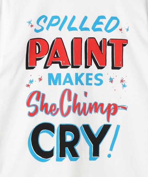 Bshop(ビショップ)の「Klevay Paper Signs | コットン プリントTシャツ SPILLED UNISEX(Tシャツ/カットソー・レディース・ホワイト・MEDIUM/LARGE)」の16枚目の写真