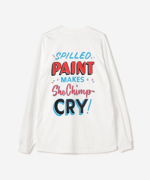 Bshop(ビショップ)の「Klevay Paper Signs | コットン プリントTシャツ SPILLED UNISEX(Tシャツ/カットソー・レディース・ホワイト・MEDIUM/LARGE)」の11枚目の写真