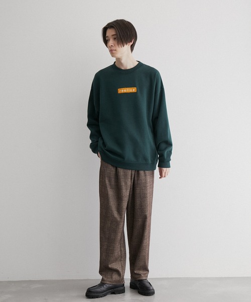 JUNRED（ジュンレッド）の「チェック柄 起毛カットパンツ（その他パンツ・メンズ・ダークブラウン/ベージュ・M/L/LL）」の8枚目の写真