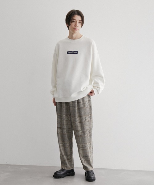 JUNRED（ジュンレッド）の「チェック柄 起毛カットパンツ（その他パンツ・メンズ・ダークブラウン/ベージュ・M/L/LL）」の10枚目の写真