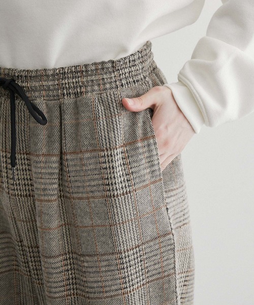 JUNRED（ジュンレッド）の「チェック柄 起毛カットパンツ（その他パンツ・メンズ・ダークブラウン/ベージュ・M/L/LL）」の17枚目の写真