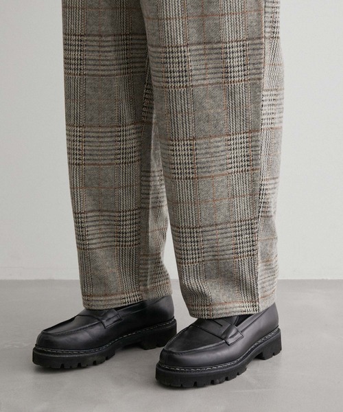 JUNRED（ジュンレッド）の「チェック柄 起毛カットパンツ（その他パンツ・メンズ・ダークブラウン/ベージュ・M/L/LL）」の18枚目の写真