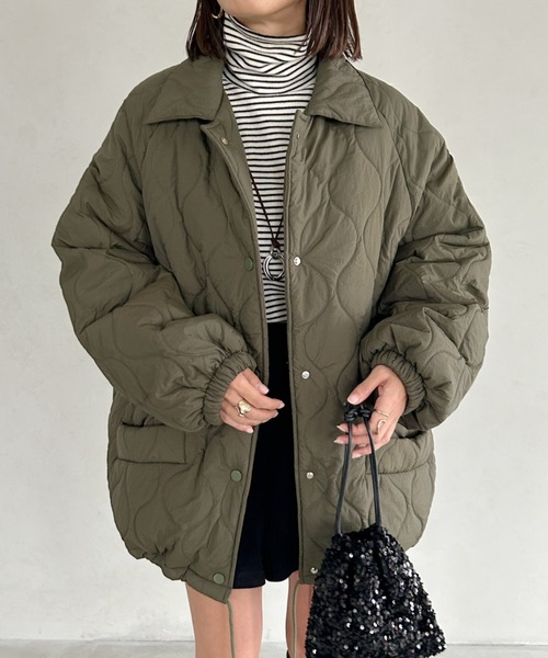 セール】モンスターキルティングコート 裏ボアアウター（ダウン