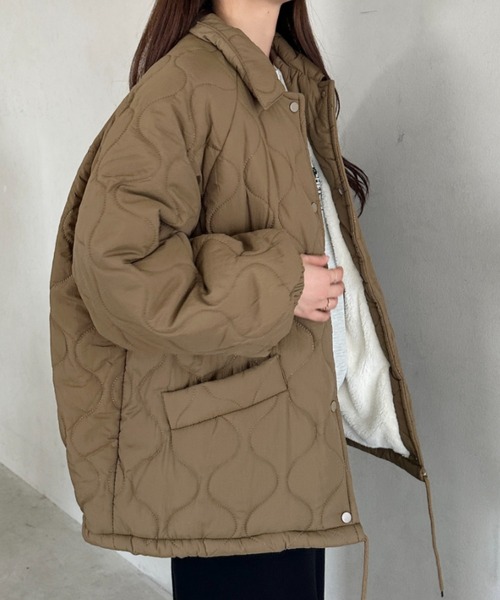 セール】モンスターキルティングコート 裏ボアアウター（ダウン