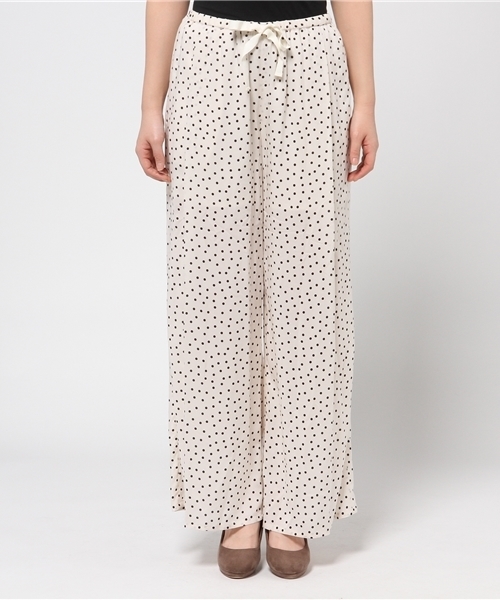 Spick & Span(スピックアンドスパン)の「R.スパンドット ワイドパンツ(その他パンツ・レディース・ブラック/ホワイト・FREE)」の12枚目の写真