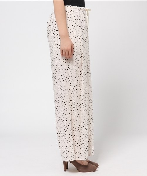 Spick & Span(スピックアンドスパン)の「R.スパンドット ワイドパンツ(その他パンツ・レディース・ブラック/ホワイト・FREE)」の6枚目の写真