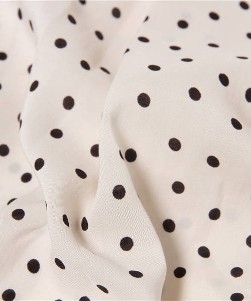 Spick & Span(スピックアンドスパン)の「R.スパンドット ワイドパンツ(その他パンツ・レディース・ブラック/ホワイト・FREE)」の4枚目の写真