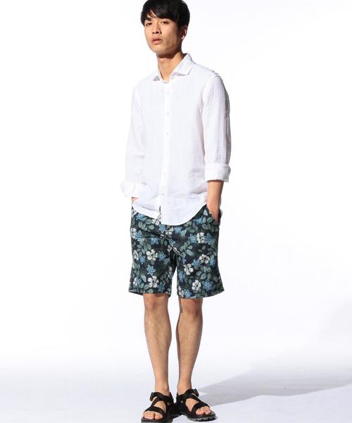 green label relaxing（グリーンレーベルリラクシング）の「C/L PRI BOTANICAL ショートパンツ◆（その他パンツ・メンズ・ベージュ/オリーブ/ネイビー・XL/L/M/S）」の20枚目の写真