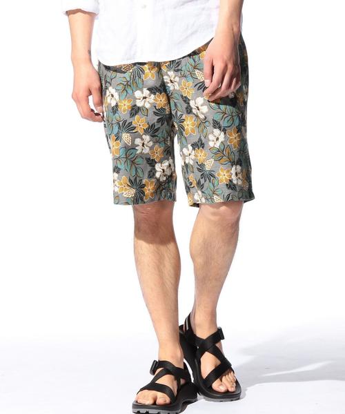 green label relaxing（グリーンレーベルリラクシング）の「C/L PRI BOTANICAL ショートパンツ◆（その他パンツ・メンズ・ベージュ/オリーブ/ネイビー・XL/L/M/S）」の9枚目の写真
