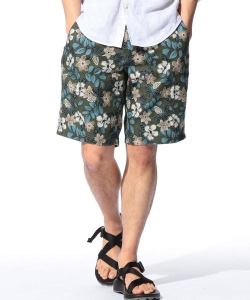 green label relaxing（グリーンレーベルリラクシング）の「C/L PRI BOTANICAL ショートパンツ◆（その他パンツ・メンズ・ベージュ/オリーブ/ネイビー・XL/L/M/S）」の4枚目の写真