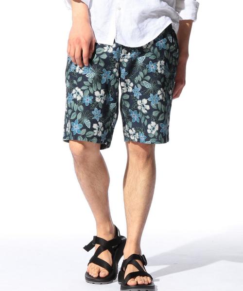 green label relaxing（グリーンレーベルリラクシング）の「C/L PRI BOTANICAL ショートパンツ◆（その他パンツ・メンズ・ベージュ/オリーブ/ネイビー・XL/L/M/S）」の5枚目の写真