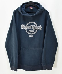 Hard Rock Cafe パーカー フード ヴィンテージデザイン ブラック Hard Rock Cafe パーカー フード ヴィンテージデザイン ブラック