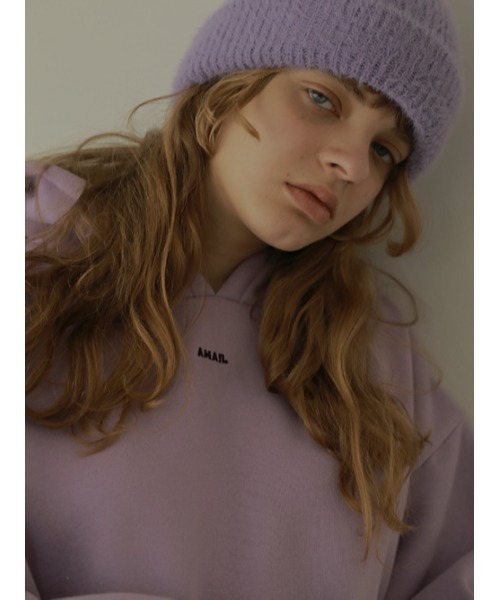 AMAIL(アマイル)の「Chameleon genderless pk(スウェット・レディース・ラベンダー/ブラック/グレー・FREE)」の16枚目の写真