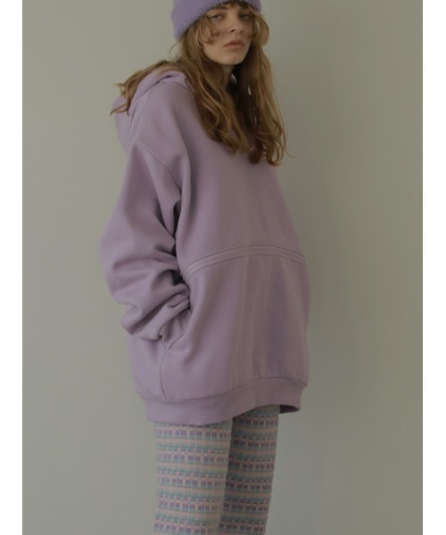 AMAIL(アマイル)の「Chameleon genderless pk(スウェット・レディース・ラベンダー/ブラック/グレー・FREE)」の18枚目の写真