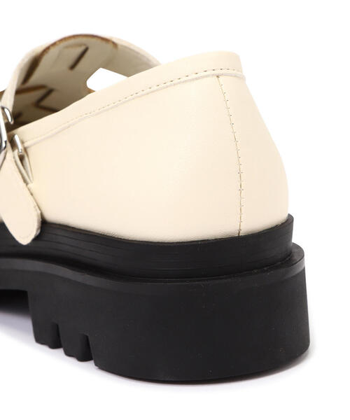 FREE'S MART(フリーズマート)の「◆バックルローファー(ローファー・レディース・ホワイト/ブラック・MEDIUM/LARGE)」の15枚目の写真