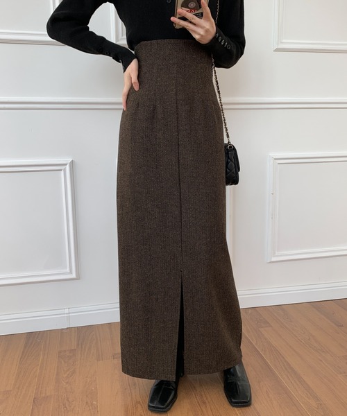 ABITOKYO(アビトーキョー)の「バックリボンセンタースリットハイウエストタイトロングスカート(スカート・レディース・ブラック/ブラウン/ベージュ・S/M)」の11枚目の写真