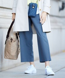 J.PRESS Ladies（J.プレス レディス）の「【洗える】 ストレッチツイル セミワイド ベイカー パンツ（その他パンツ）」