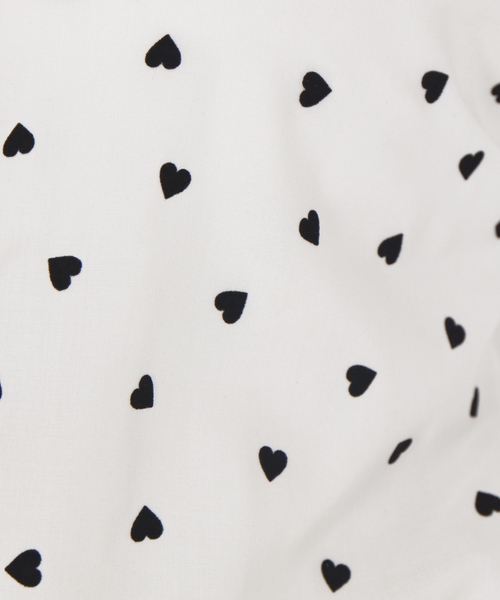 Rouge vif（ルージュヴィフ）の「ハートフロッキーシャツ（シャツ/ブラウス・レディース・チャコールグレー/アイボリー・フリー）」の14枚目の写真