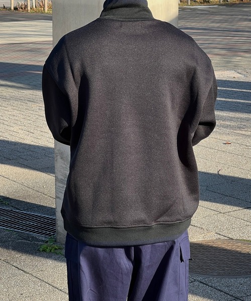 kutir(クティール)の「サークルロゴハーフジップスウェット(スウェット・メンズ・ブラック/ネイビー/グレー・MEDIUM/LARGE)」の13枚目の写真