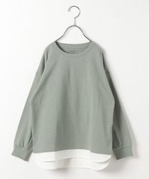 GLOBAL WORK | ヘビロッTEEレイヤード長袖/162590(Tシャツ/カットソー)