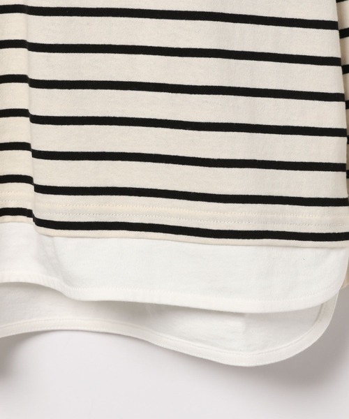 GLOBAL WORK(グローバルワーク)の「ヘビロッTEEレイヤード長袖/162590(Tシャツ/カットソー・キッズ・ベージュ系1/ブラック/ホワイト系その他5/ブルー系その他2/パープル系その他/カーキ/その他・100cm/110cm/120cm/130cm/140cm/150cm/160cm)」の11枚目の写真