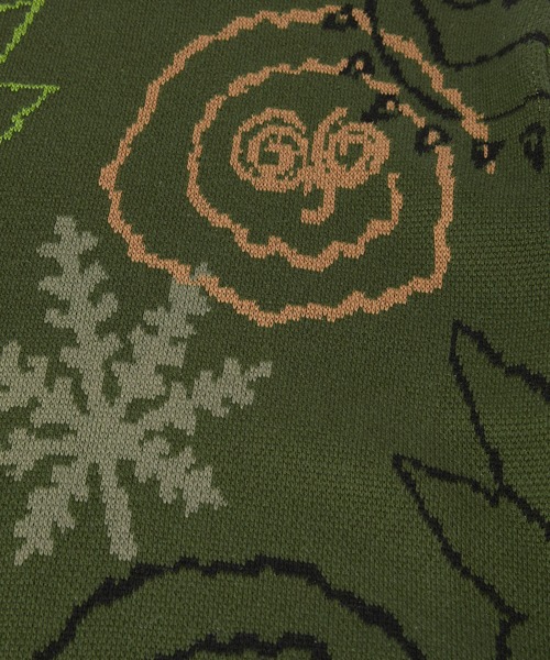 HUF ハフ セーター 長袖ニット GREEN BUDDY UGLY SWEATER