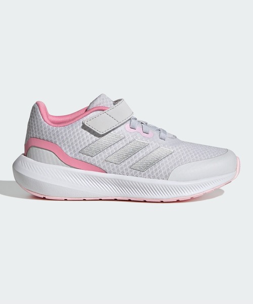 adidas（アディダス）の「コアファイト 3.0 伸縮レース トップストラップ / CORE FAITO 3.0 Elastic Lace Top Strap / コアファイト / アディダス adidas（スニーカー・キッズ・グレー/ブラック/ブルー/ホワイト/ブラック×ピンク/レッド/グレー×ピンク/ホワイト×ブラック/ブラック×ブラック・22.0cm/24.5cm/25.0cm/18cm/21.0cm/23.5cm/20.0cm/23.0cm/24.0cm/19.0cm/17.0cm/22.5cm）」の7枚目の写真